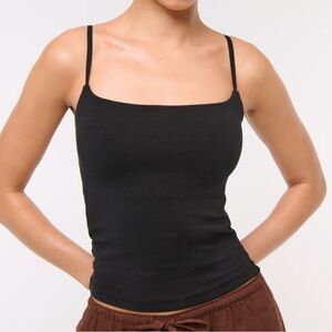Abercrombie & Fitch Black Bra-Free Camisole